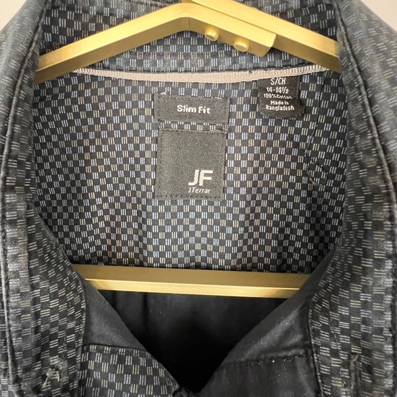 J.Ferrar Men's Casual Button Up Check Pattern Shirt - Picture 6 of 8